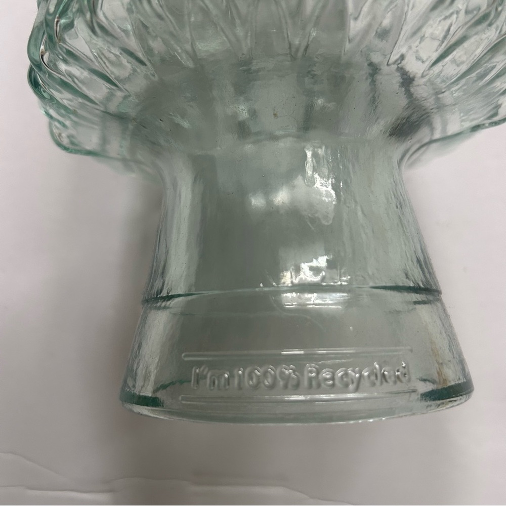 Recycled Green Bottle Glass Tree Shaped - Picture 2 of 6